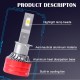 1 Pair Metal F5 Car Led Headlight Shock-proof Waterproof Head-lamp Bulb Modified Accessories H1