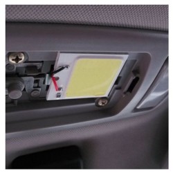 Lightweight Metal Car  Interior  Light With Self-adhesive Tape 48-piece COB SMD Led 12v 5w 7000k 450lm Lamp Dome T10 Bulb Panel White light