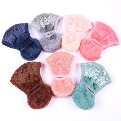 2 in 1 Unisex Warm Ear Cover + Dust-proof Mask Perfect Wear Accessory for Winter champagne