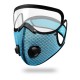 Cycling  Face  Mask Goggles Mask Outdoor Anti-fog Dust-proof Breathable Mask Black (with eye mask)