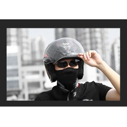 Motorcycle Full Face Mask Motorcross Dustproof Windproof Outdoor Cycling Unisex Mask For Ski Biker RH-A1118 black