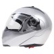 105 Full Face Helmet Electromobile Motorcycle Transparent Lens Protective Helmet Silver L