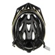 Bicycle Cycling Helmet EPS+PC Cover Integrated-Mold Breathable Riding Helmet MTB Bike Safely Cap Riding Equipment Black yellow_Head circumference 52-60 adjusted