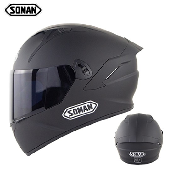Motorcycle Helmet Anti-Fog Lens sith Fast Release Buckle and Ventilation System Wearable Ergonomic Helmet Suzuki Blue_L