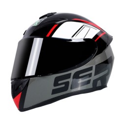 Motorcycle Helmet cool Modular Moto Helmet With Inner Sun Visor Safety Double Lens Racing Full Face the Helmet Moto Helmet Knight Grey SER_XL
