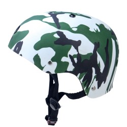 Skate Scooter Helmet Skateboard Skating Bike Crash Protective Safety Universal Cycling Helmet CE Certification Exquisite Applique Style Camouflage_XL