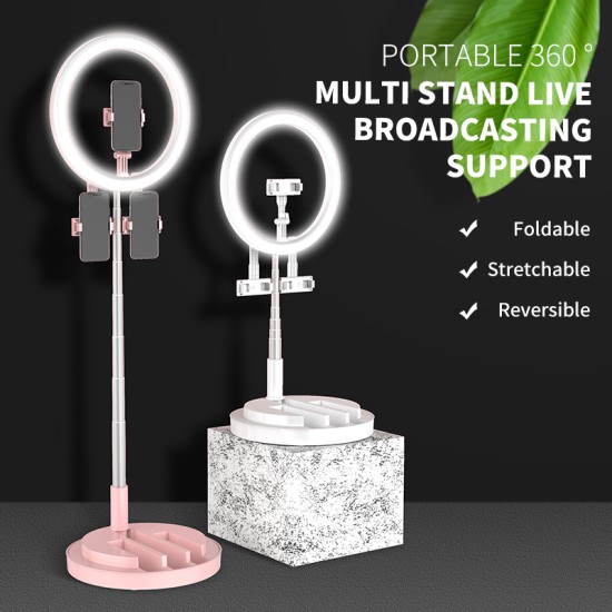 29CM Fill Light Foldable Retractable Portable Lighting Lamp Pink