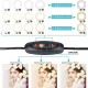 5.7 Inch Dimmable LED Ring Light with Fill Light Mobile Phone Holder Silver