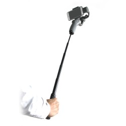 Extension Stick Rod pole Scalable Holder for DJI OSMO Mobile 2/Zhiyun Smooth Q 4 Handheld Smartphone Gimbal Accessories  black
