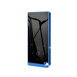 Bluetooth 5.0 Lossless MP3 Music Player 2.4-inch Screen Hifi Audio Fm Ebook Recorder MP4 Video Player Blue
