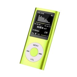 For IPod Style 32GB Portable 1.8in LCD MP3 MP4 Music Video Media Player FM Radio Portable Colorful MP3 MP4 Player Music Video green