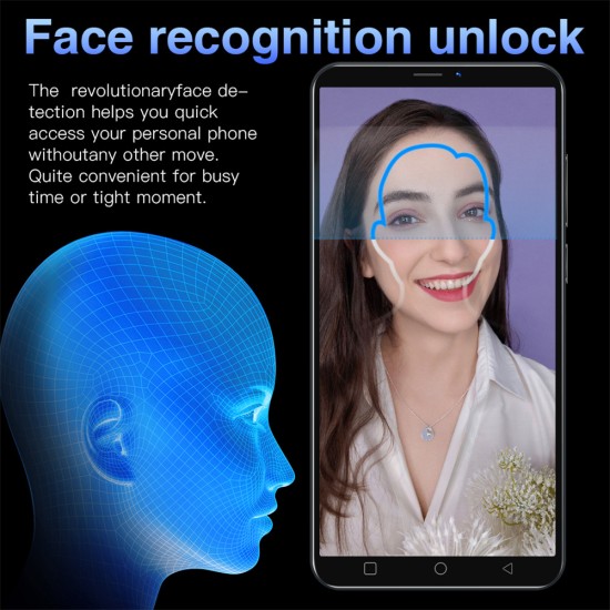 5.0 inch S22Ultra Smartphone Face Recognition MTK6572 Dual-core 512M RAM 4GB ROM Android 4.4 Cellphone Black US Plug