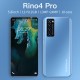 5.8 Inch Rino4 Pro Smart Phone Facial Recognition HD MTK6580 Quad Core 512MB RAM 4GB ROM 4800Mah Android 10.0 Smart Phone Blue UK Plug
