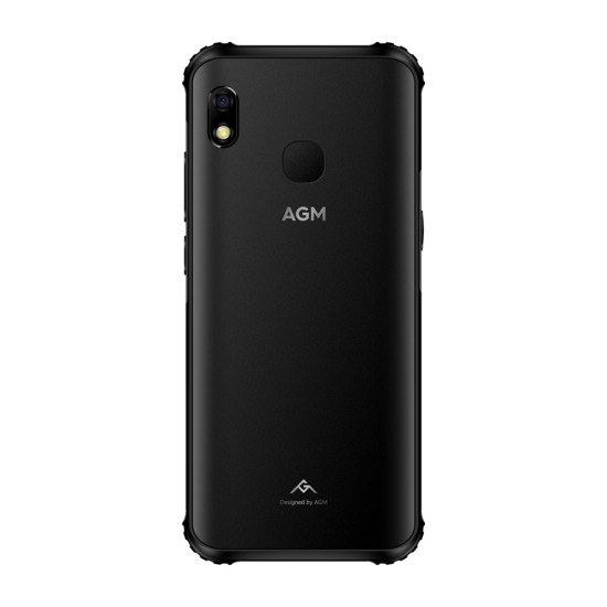 AGM A10 Front placed speaker 5.7" HD+ 4G/6G +128G Android 9 Rugged Phone 4400mAh IP68 Waterproof Smartphone black_4GB+128GB-European version