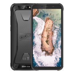 BlackView BV5500 5.5" IP68 Waterproof Rugged Outdoor 2GB+16GB Android 8.1 4400mAh Dual SIM 18:9 Smartphone - Black  EU PLUG