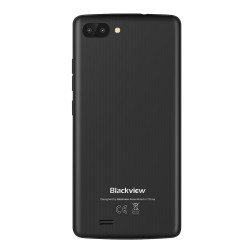 Blackview A20 Smartphone 1GB RAM Quad Core Android 5.5 Inch Screen 3G Dual Camera Mobile Phone (Black)