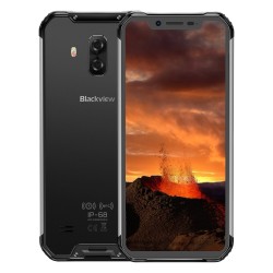 Blackview BV9600E Mobile Phone Waterproof Helio P70 Global 4G 6.21" Android 9.0 Smartphone 4GB RAM 128GB MT6771T 5580mAh Silver_Non-European regulations