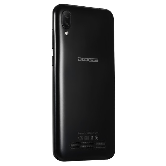 DOOGEE X90 Cellphone 6.1 inch MT6580 Quad-Core 19:9 Waterdrop LTPS Screen 1GB RAM 16GB ROM 3400mAh Android 8.1 Gold Russian