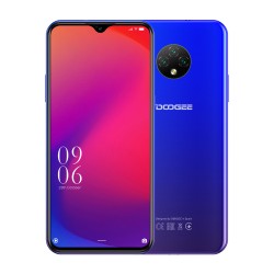 DOOGEE X95 Android 10 4G-LTE Cellphones 6.52" Display MTK6737 16GB ROM Dual SIM 13MP Triple Camera 4350mAh Battery green