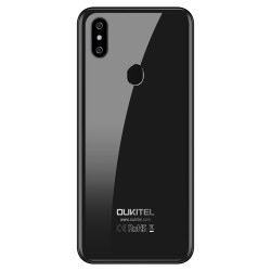 OUKITEL C15 Pro 2GB 16GB Android 9.0 Fingerprint Face ID 4G LTE Smartphone 2.4G/5G WiFi Water Drop Screen  MT6761 Black