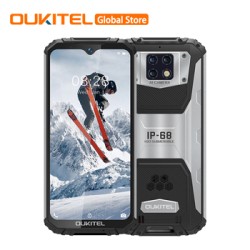 OUKITEL WP6 Ip68 Rugged Waterproof Smartphone Mt6771t Octa Core 9v/2a 10000mah Battery 48mp Triple Camera 6gb 128gb Mobile Phone black