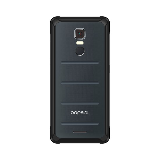 POPTEL P10 5.5 Inch 4 RAM 64 ROM GB IP68 Tri-proof Smart Phone (Black Grey)