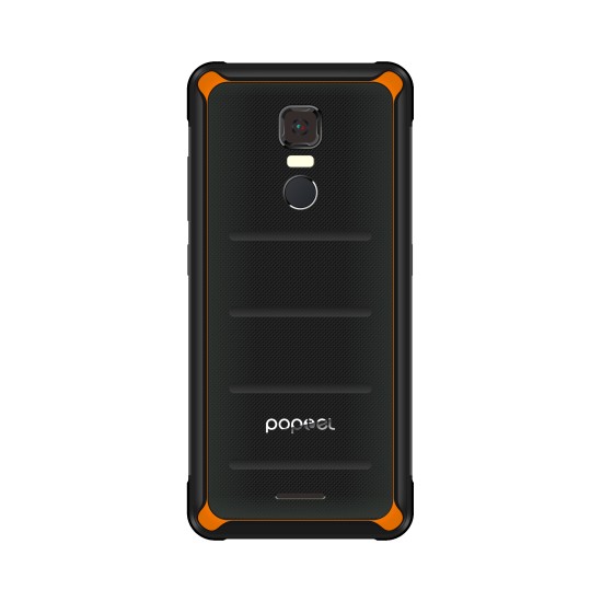 POPTEL P10 5.5 Inch 4 RAM 64 ROM GB IP68 Tri-proof Smart Phone (Orange )