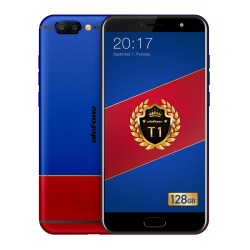 Ulefone T1 Smartphone - Android 7.0, MTK Helio P25 64Bit Octa Core, 6GB RAM 128GB ROM, 5.5 Inch - Red And Blue