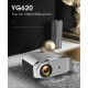 Mini Digital Projector 1080P High Definition LED Home Business Office Projector Portable Space gray_US Plug