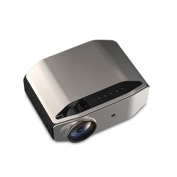 Mini Digital Projector 1080P High Definition LED Home Business Office Projector Portable Space gray_EU Plug