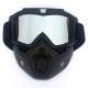 Men/Women Retro Outdoor Cycling Mask Goggles Snow Sports Skiing Full Face Mask Glasses-U1I4
