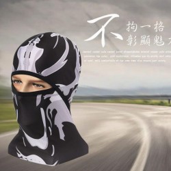 Sports Headwear Motorcycle Riding Headgear Magic Sport Scarf Full Face Mask Balaclava One size_Lightning I