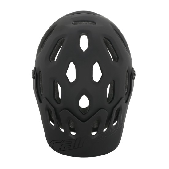 crash helmet MTB Road Cycling Helmet Ultralight Breathable Bike Riding Helmet Head Adjustable Visor Helmet black_L (58-62CM)