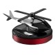 Solar Energy Rotating Helicopter Aroma Diffuser Car Air Freshener Perfume Aromatherapy Ornaments Red