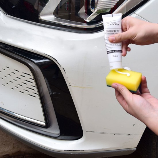 Lotion Car  Light  Scratches  Repair  Agent Paint Decontamination Repair Fluid Multi-functional Vehicle Maintenance Repair Tool White
