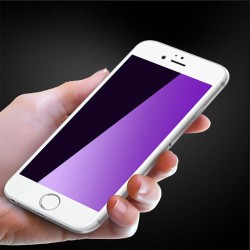 3D Full Coverage Anti Purple-ray Tempered Glass Screen Protector whiteF7JQ