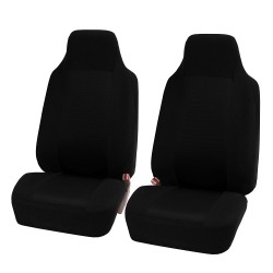 2pcs/set Universal Car Front Seat Cushion-Black