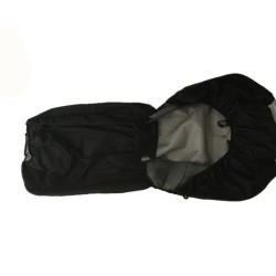 4pcs/set Universal Car Front Seat Cushion Cover + Head Cushion Cover Breathable Cloth Seat Cover Pad Set Gray