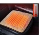 50*53CM 12V Car Seat Heater Plush Electric Heated Seats Interior Accessories Love brown