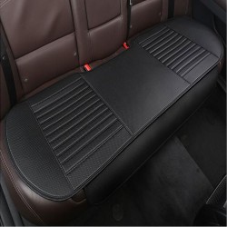 Universal Breathable PU Rear car seat cover car seat cushion black_Rear seat single row