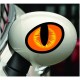 1 Pair Cute Simulation Cat Eyes Car Stickers For Rearview Mirror Car Sticker Car Head Cover Windows Decoration Red+black
