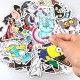 100pcs Non Repeating PVC Cartoon Colorful Printing Stickers Decals for Car Skate Skateboard Laptop Luggage - Random Delivery Random delivery