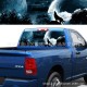 Auto Car Rear Window Decal Sticker Wolf Howling In The Night Cool Car Sticker Truck Decoration 47*46CM