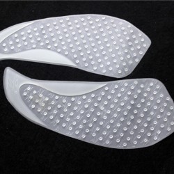 Motorcycle Oil BOX Traction Pad Anti Slip Sticker Side Decal for KAWASAKI Z1000 10-13 Transparent