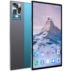 10.1" HD Smart Tablet MTK6750 Octa-Core 4GB RAM 32GB ROM Android 9.0 5000mAh Large-screen Mini Pc Blue US Plug