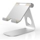 270° Rotatable Foldable Aluminum Alloy Desktop Holder Tablet Stand for Samsung Galaxy Tab Pro S iPad Pro10.5 9.7" 12.9'' iPad Air Surface Pro 4 Kiosk POS Stand Silver