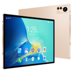 X12 Smart Tablet 10.1-inch HD Capacitive Touch Screen 5000mah Battery Wifi Tablets Gold US Plug