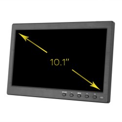 10.1 Inch 1024*600 Screen Kit Monitor Set HDMI+VGA+AV Car Display U.S plug
