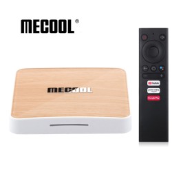 TV Box Android 10.0 Mecool Km6 Deluxe Wifi 6 Google Gecertificeerd Amlogic S905x4 1000m Lan Bt 5.0 Top Box UK Plug