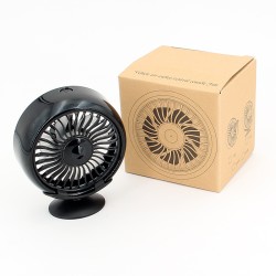 12V Electric Car Fan 360 Degree Rotatable Car Auto Cooling Air Circulator Fan Center console black + air outlet can be rotated
